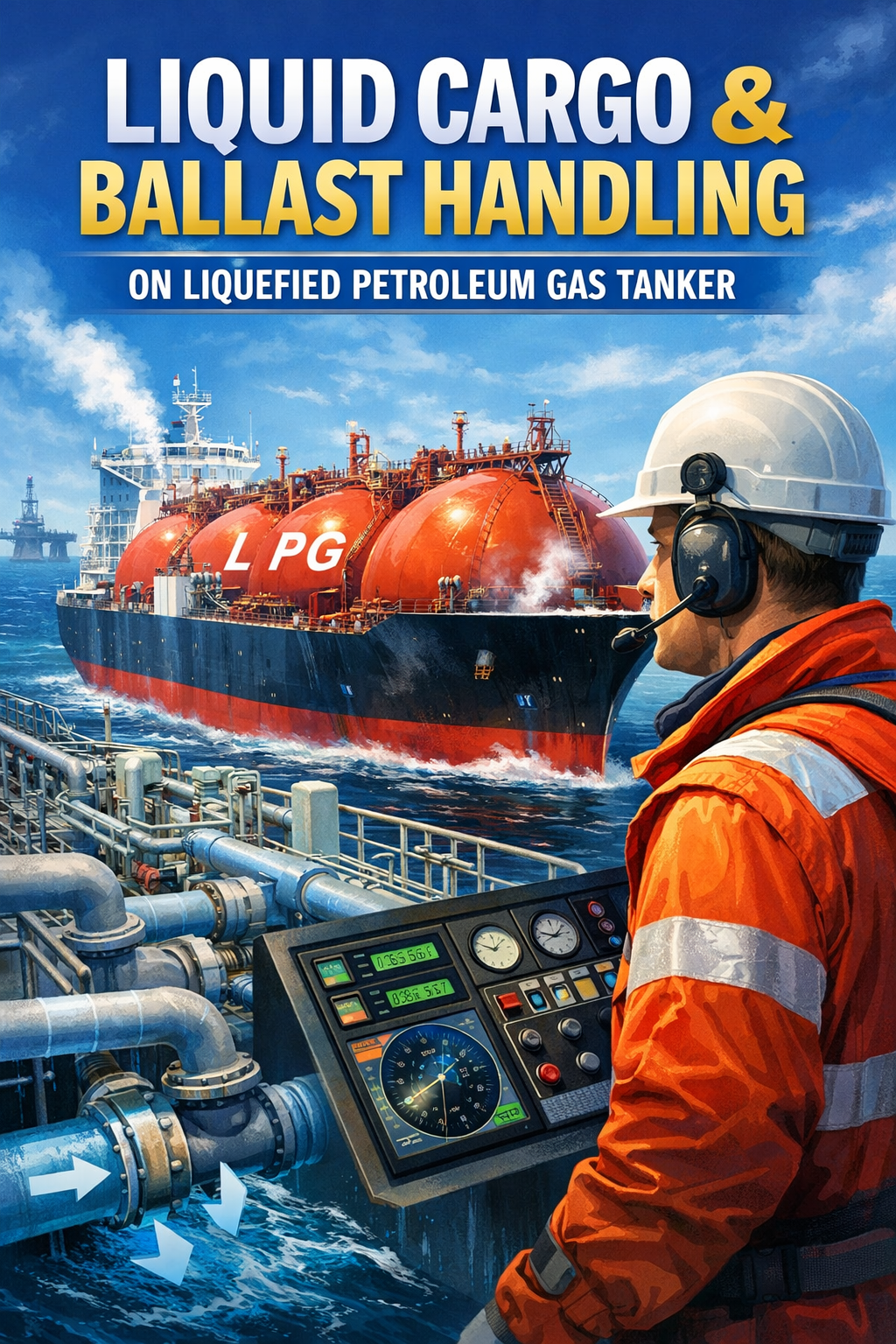 Liquid Cargo and Ballast Handling on Liquefied Petroleum Gas Tanker(Management level)